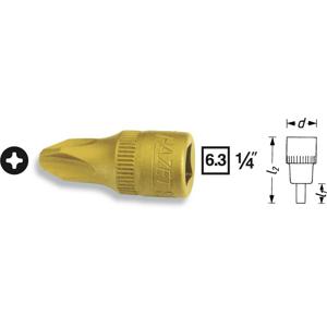 Hazet 8506 8506-PH3 Kruiskop Phillips Dopsleutel-bitinzet PH 3 1/4 (6.3 mm)