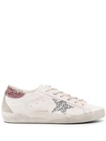 Golden Goose baskets Superstar à paillettes - Blanc