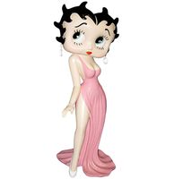 Betty Boop Beeld Roze Jurk 94 cm - thumbnail