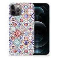 iPhone 12 Pro Max TPU Siliconen Hoesje Tiles Color