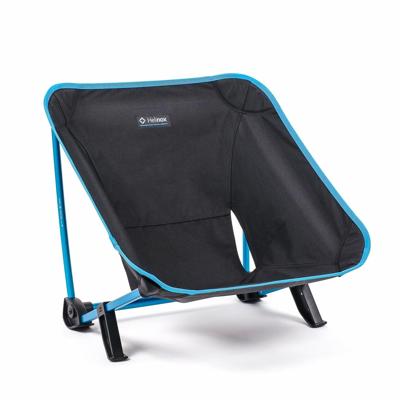 Helinox Incline Festival Chair Campingstoel 4 poot/poten Zwart