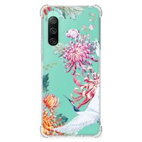 Sony Xperia 10 V Case Anti-shock Bird Flowers - thumbnail