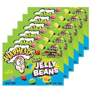 Warheads - Sour Jelly Beans Theater Box - 6 stuks