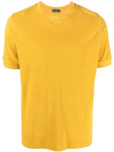 Zanone t-shirt à encolure ras du cou - Jaune