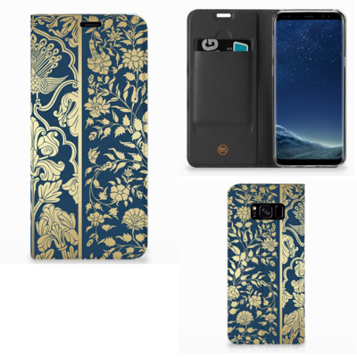 Samsung Galaxy S8 Plus Smart Cover Beige Flowers Samsung Galaxy S8 Plus Smart Cover Beige Flowers