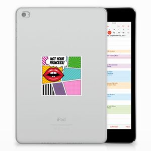 Apple iPad Mini 4 | Mini 5 (2019) Leuke Siliconen Hoes Popart Princess