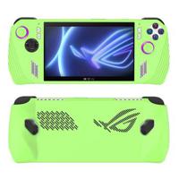 ASUS ROG Ally Handheld Game Console Zachte Silicone Cover Beschermende Hoes - Fluorescerend Groen - thumbnail