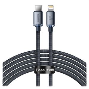 Baseus Crystal Shine USB-C / Lightning Kabel CAJY000301 - 2m - Zwart