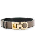 Ferragamo ceinture à boucle logo - Tons neutres