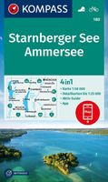 Wandelkaart 180 Starnberger See - Ammersee | Kompass - thumbnail