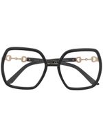 Gucci Eyewear lunettes de soleil à monture oversize - Noir