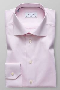 ETON Slim Fit Overhemd roze, Effen