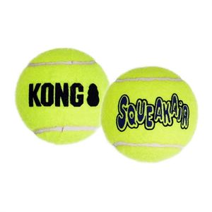 KONG SQUEAKAIR TENNISBAL GEEL MET PIEP XL 10X10X10 CM