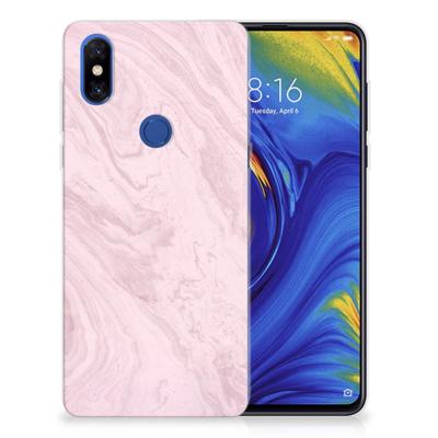 Xiaomi Mi Mix 3 TPU Siliconen Hoesje Marble Pink - Origineel Cadeau Vriendin