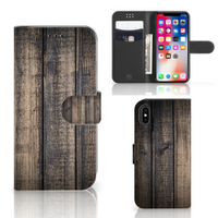 Apple iPhone X | Xs Book Style Case Steigerhout