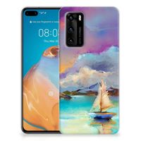 Hoesje maken Huawei P40 Boat - thumbnail