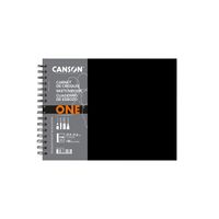 Tekenboek Canson Art Book One 27.9x21.6cm 100gr 80vel spiraal - thumbnail