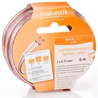 In-akustik Star luidsprekerkabel, 2 x 1,5 mm²/10 m spoel