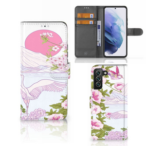 Samsung Galaxy S22 Plus Telefoonhoesje met Pasjes Bird Standing