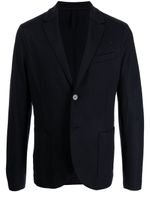 Harris Wharf London blazer en laine vierge à simple boutonnage - Bleu