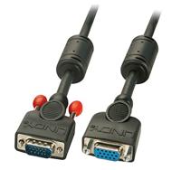 Lindy VGA-verlengkabel, zwart, 1 m