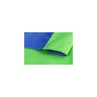 StudioKing 2,9 x 5 m Achtergronddoek - Blauw/Groen