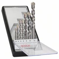 Bosch Accessories 2607010545 Carbide Beton-spiraalboren set 7-delig 4 mm, 5 mm, 6 mm, 6 mm, 8 mm, 10 mm, 12 mm Cilinderschacht 1 set(s)