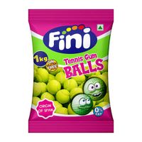 Fini - Tennis Balls Bubble Gum - 1kg - thumbnail