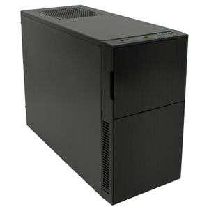 Nanoxia Deep Silence 4 Dark Black Mini-tower PC-behuizing Zwart