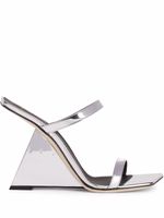 Giuseppe Zanotti sandales Lilii Borea à double brides - Argent