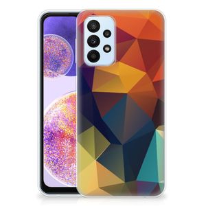 Samsung Galaxy A23 TPU Hoesje Polygon Color