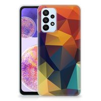 Samsung Galaxy A23 TPU Hoesje Polygon Color - thumbnail