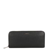 Furla Babylon Xl Zip Around Slim nero Dames portemonnee