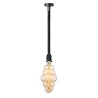 Home sweet home hanglamp Leonardo zwart Cloud - amber