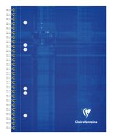 Collegeblok Clairefontaine Studium A5+ 6-gaats 80blz ruit 5x5mm assorti - thumbnail