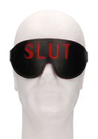 Ouch! Blindfold - SLUT - Black - thumbnail