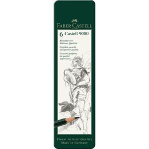 Faber Castell FC-119063 Potlood 9000 Bliketui A 6 Stuks