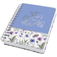 Sigel Jolie Misty Meadows JN619 Notitieblok met spiraalrug Dotted, (punten) Violet, Blauw, Groen Aantal paginas: 240 DIN A5