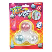 Toi-Toys Raamkruiper Knijpballen Glitter, 3st. - thumbnail