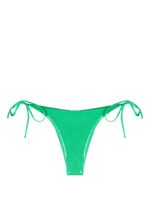 Moschino bas de bikini noué à logo imprimé - Vert