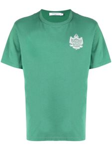 Maison Kitsuné t-shirt en coton à logo imprimé - Vert