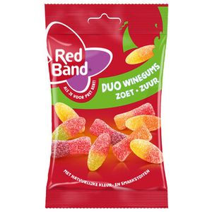 Red Band Red Band - Duo Winegums Zoet Zuur 120 Gram 12 Stuks