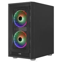 Aerocool Graphite-G-BK-v3 tower behuizing 2x USB-A 3.2 (5 Gbit/s), 2x Audio, Window-kit - thumbnail