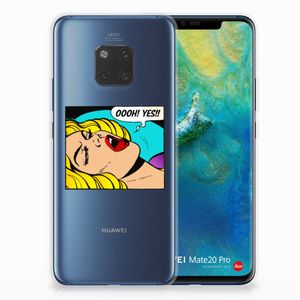 Huawei Mate 20 Pro Silicone Back Cover Popart Oh Yes