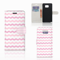 Samsung Galaxy Note 5 Telefoon Hoesje Waves Roze