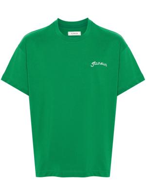 FLÂNEUR Katoenen T-shirt - Groen