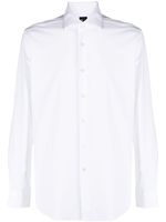 Xacus button-down long-sleeve shirt - Blanc