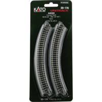 N Kato Unitrack 7078113 Gebogen rails 15 ° 216 mm 4 stuk(s) - thumbnail