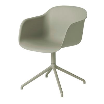 Muuto Fiber Chair Draaibaar Groen