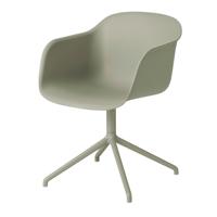 Muuto Fiber Chair Draaibaar Groen